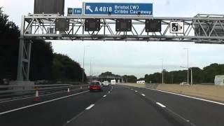 preview picture of video 'Driving On The M5 Motorway From J7 (Worcester) To Taunton Deane Services (Taunton) J25 26, England'