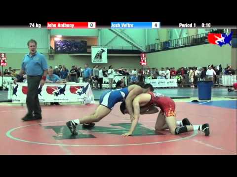 John Anthony vs. Josh Veltre at 2013 ASICS University Nationals - FS