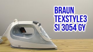 Braun TexStyle 3 SI 3054 GY - відео 1