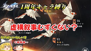 【崩スタ】虚構叙事でのキャラについて考える回　崩スタ1周年キャラ縛り　＃2　【ゆっくり】