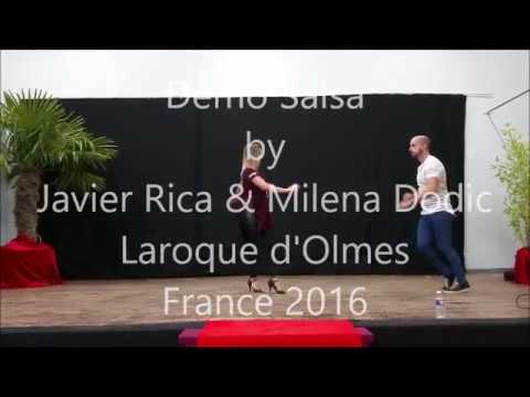 Démo salsa by Javier Rica & Milena Dodic - Laroque d'Olmes 2016