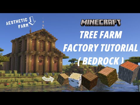 Ultimate Insane Minecraft Tree Farm Factory!