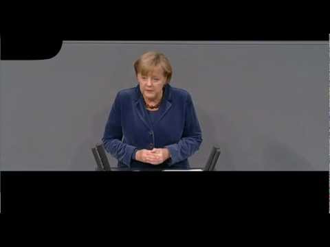 Angela Merkel (CDU) - 26.10.2011 Regierungserklärung Eurogipfel am  26. Oktober 2011 in Brüssel