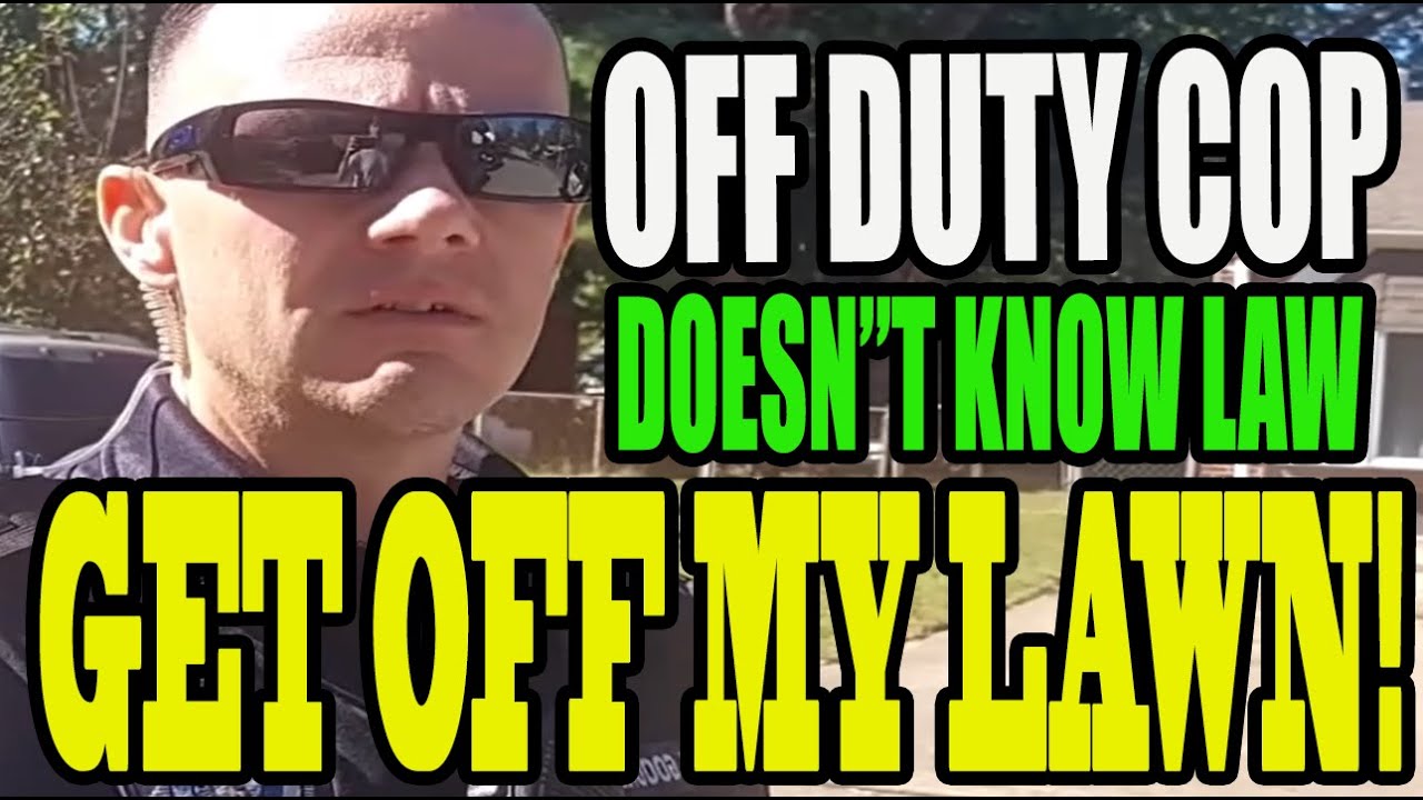 "MASTER" Cop doesn't understand basic RIGHT OF WAY LAWS uses patrol car as his OWN PERSONAL UBER