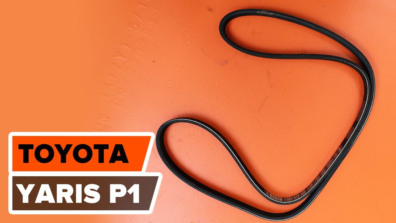 Cómo cambiar: correa poli V - Toyota Yaris P1 | Guía de sustitución