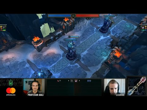 Prof Akali vs Licorice 1v1 LCS Tournament Semifinals All Stars 2020