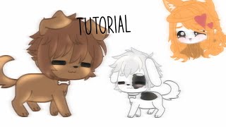 •||• Como fazer um cachorro no gacha GC •||• [Tutorial]🎨