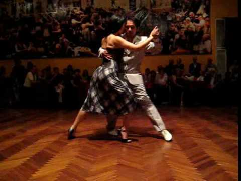  Guillermo Barrionuevo  and  Fatima Hazime  are  dancing  to  the  tango  "  Ensuenos  "