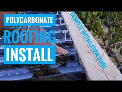 Installing Polycarbonate Roofing Panels