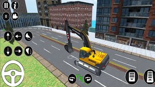 Snow Excavator Simulator New Beku Gari Game #gv8 | Android gameplay videos
