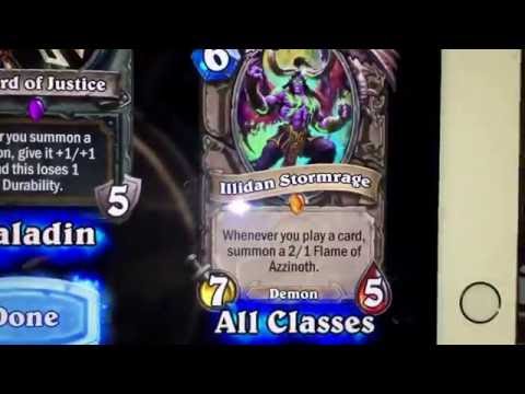 Illidan Stormrage Legendary uncover Hearthstone
