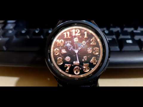 Animated Golden Watch Face