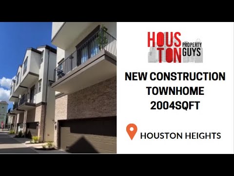 New Construction #Townhome in the ❤️ of the Heights OPTION PENDING