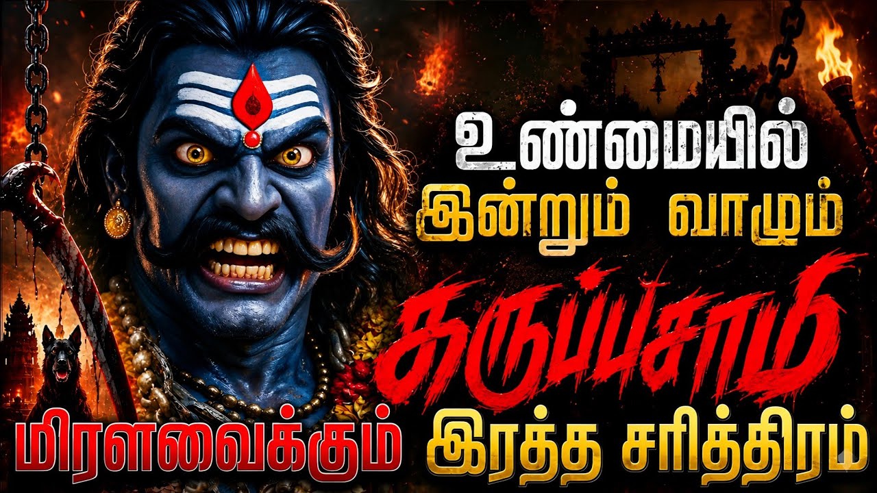 கருப்பசாமி ஒரு கொள்ளையரா 😱 | History of Pathinettampadi Karuppasamy | Karuppusamy history in 