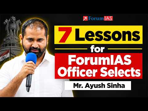7 Lessons by Ayush Sir