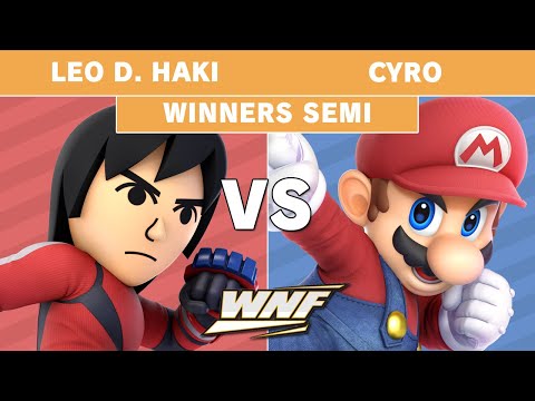 WNF 3.8 Cyro (Mario) vs Leo D. Haki (Mii Brawler) - Winners Semi Finals - Smash Ultimate