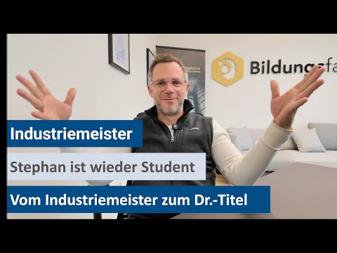 From Master Craftsman to Doctorate | IHK Industrial Master Craftsman