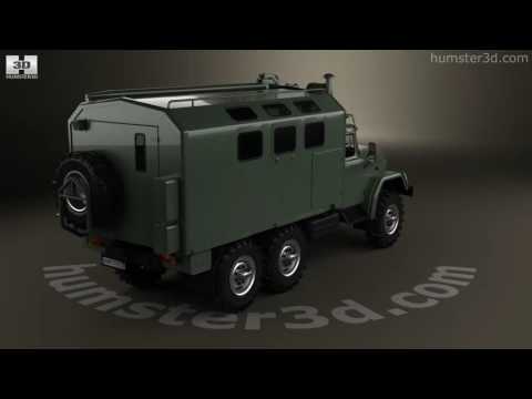 ZiL 131 Army Truck 1966 3D model by 3DModels.org