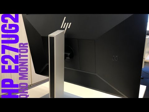 Monitorius HP E27q G4 - 27 colių | IPS | QHD | DisplayPort | HDMI | reguliuojamas aukštis video