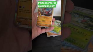 perfect order is pissing me off #pokemon #pokemoncards #pokemoncommunity #pokemontcg #perfectorder