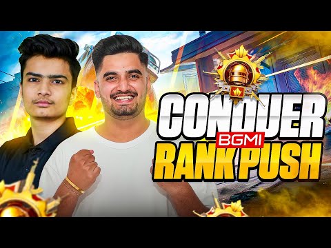 CONQUEROR RANK PUSH WITH SLUG 💦💦💦💦