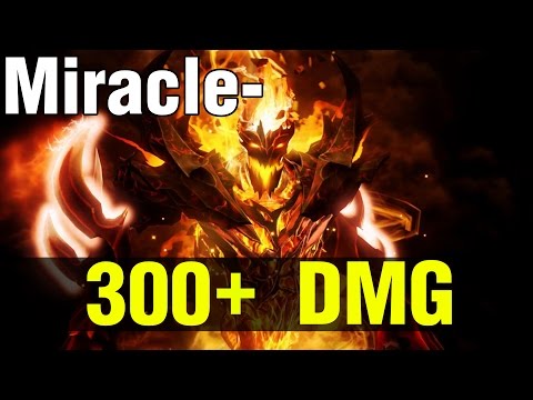 300+ DMG TO MIRACLE- SHADOW FIEND !! - Dota 2