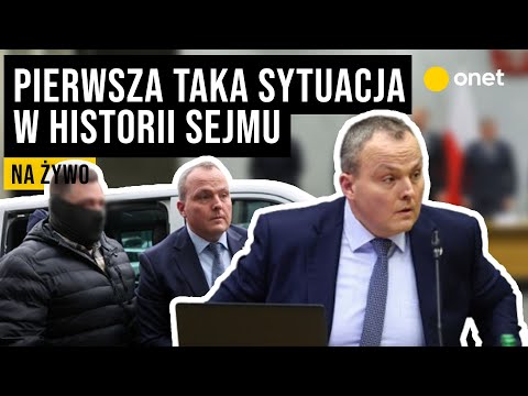 Komisja śledcza ds. Pegasusa. Piotr Pogonowski został przymusowo doprowadzony na przesłuchanie