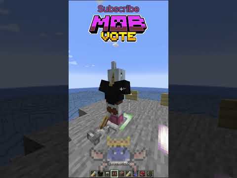 BLOCKCRAB vs. Minecraft Mob Votes! CRAZY REACTION!! #TeamCrab