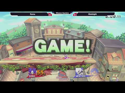 Smash 4: Kuma (Sonic) V Hindsight (Mewtwo) - Rowdy's Riverhawk Rumble 2 SSB4