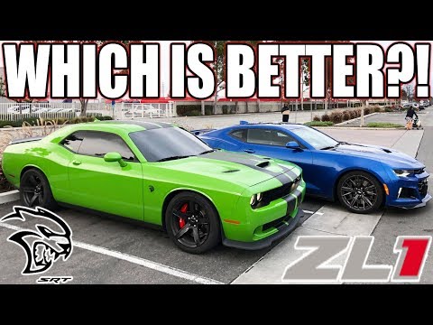 DODGE HELLCAT VS CAMARO ZL1!! WHICH ONE IS BETTER?! HERE'S MY THOUGHTS..