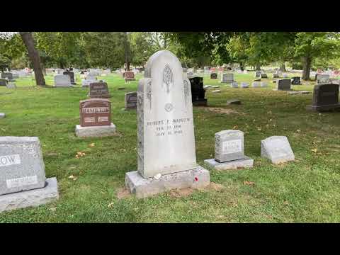 The Burial Site of Robert Wadlow, Tallest Man In History - Upper Alton Cemetery, Alton, Illinois