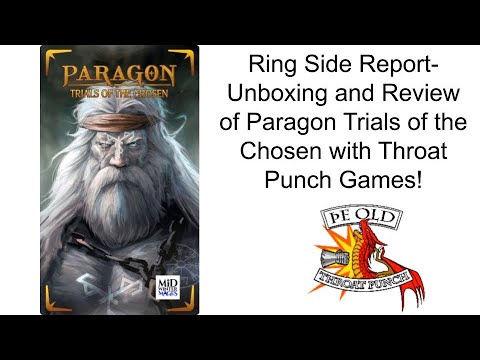 Ring Side Report- Board Game Review of Paragon Trials of the Chosen