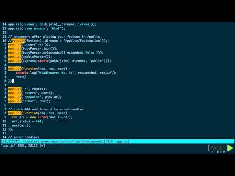 Mastering Express Web Application Development Middleware | packtpub com