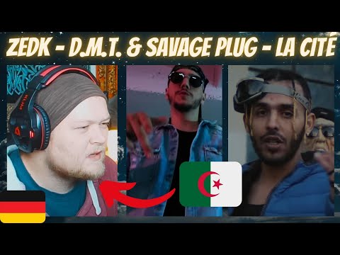 🇩🇿 Zedk - D.M.T. & Savage Plug - La Cité | GERMAN Reaction
