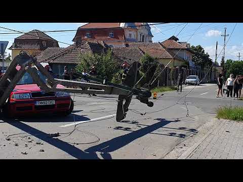 Accident în Cartierul Plopi din Timișoara