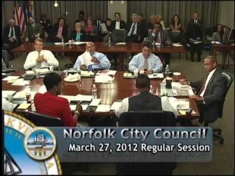 Regular 03/27/12 Session - Norfolk City Council