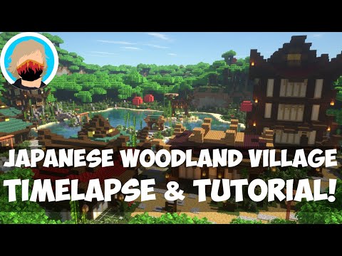 How to build the perfect JAPANESE VILLAGE in Minecraft 1.16 / 1.15 [Survival Friendly] [Timelapse]
