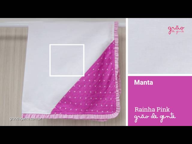 Manta Rainha Pink | Ref: 62613