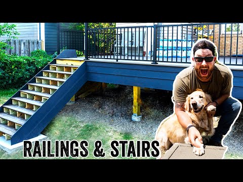 Building an EPIC Deck - Pt.4 : Stairs & Railings