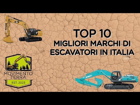TOP 10 excavator brands in Italy 🇮🇹