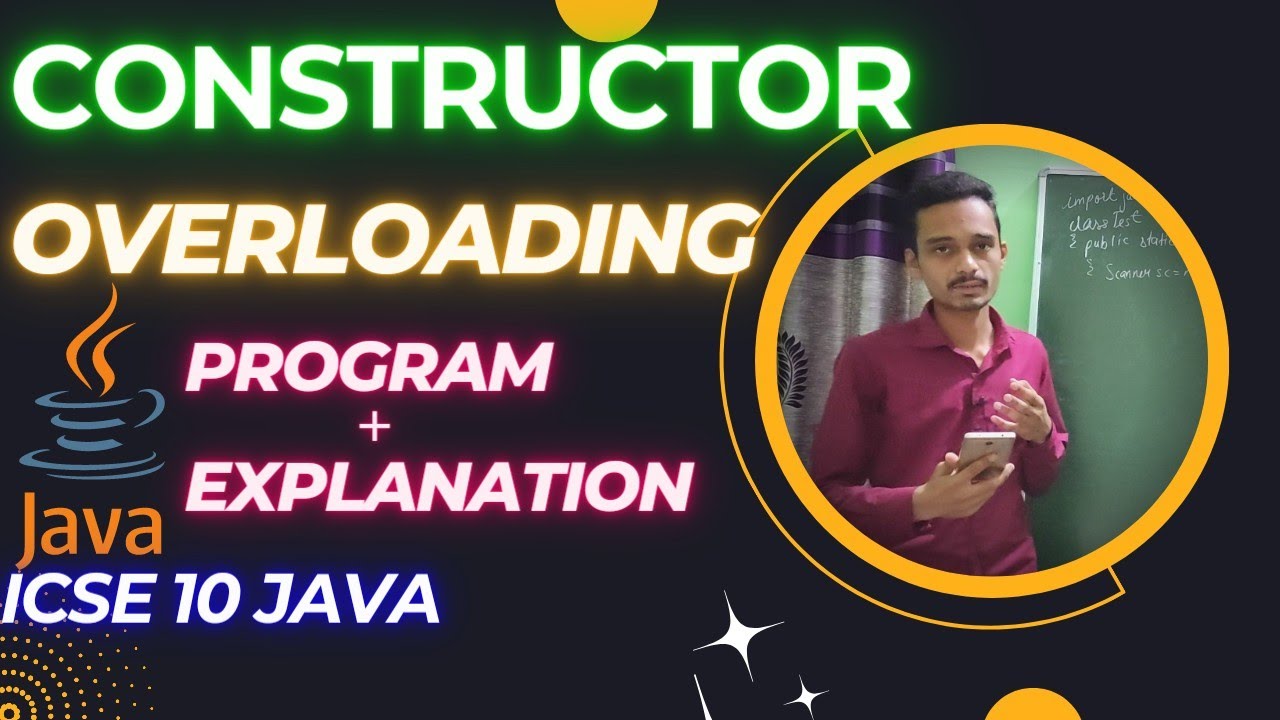constructor overloading | constructors | computer application | icse java class 10 | @padhaikrlo