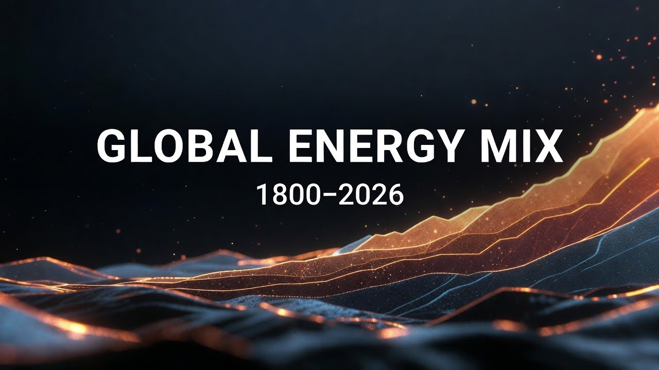 Global Energy Mix by Source 1800-2026