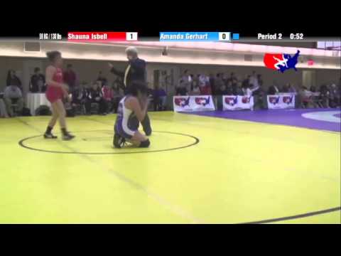 WM 59 KG - Bronze - Shauna Isbell (TMWC) vs. Amanda Gerhart (CAN)