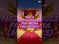 TOP 5 COOKIES IN ARENA MAY 2025 Cookierunkingdom Crk Shorts Shortvideo Short Guide