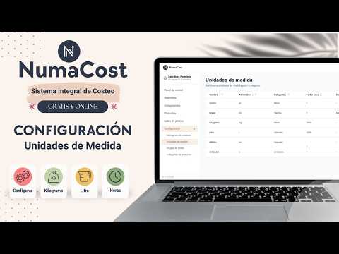 Tutorial #3 | Cómo crear unidades de medida