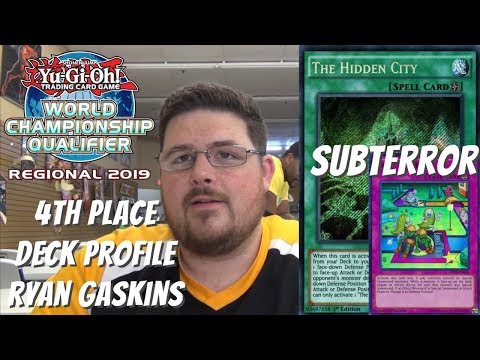 Yugioh Lenexa, KS Regional 4th Place Deck Profile - Subterror FT. Lose 1 Turn Ryan Gaskins