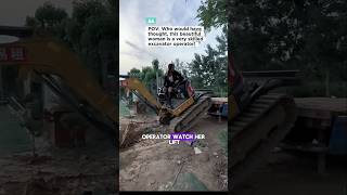 Download lagu This beautiful woman is a very skilled excavator operator #shorts #excavator mp3