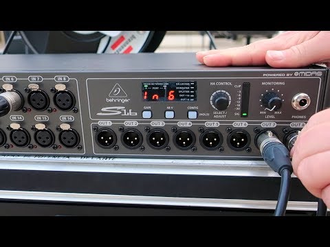 STAGEBOX DIGITAL - PROTOCOLO AES50 - 4. CAJETÍN DE ESCENARIO BEHRINGER S16 y CONSOLA X32