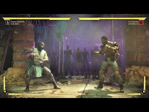 Sub-Zero vs Jax Briggs (Hardest AI) - Mortal Kombat 11