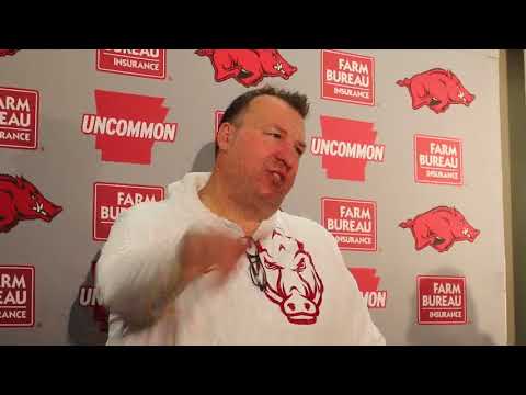 Arkansas 42 New Mexico State 24 - Uncut Post Game: Bret Bielema